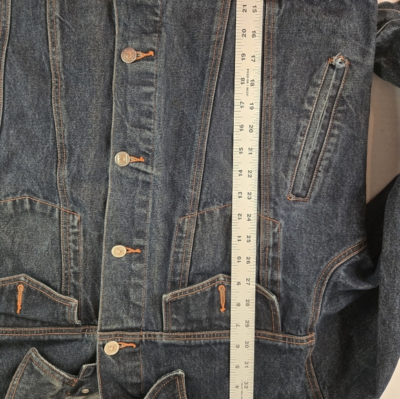 Women's Denim Jacke Blue  Crest Denim Company USA 🇺🇸 - Picture 15 of 16